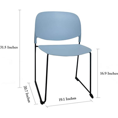 Chaise empilable sans accoudoirs