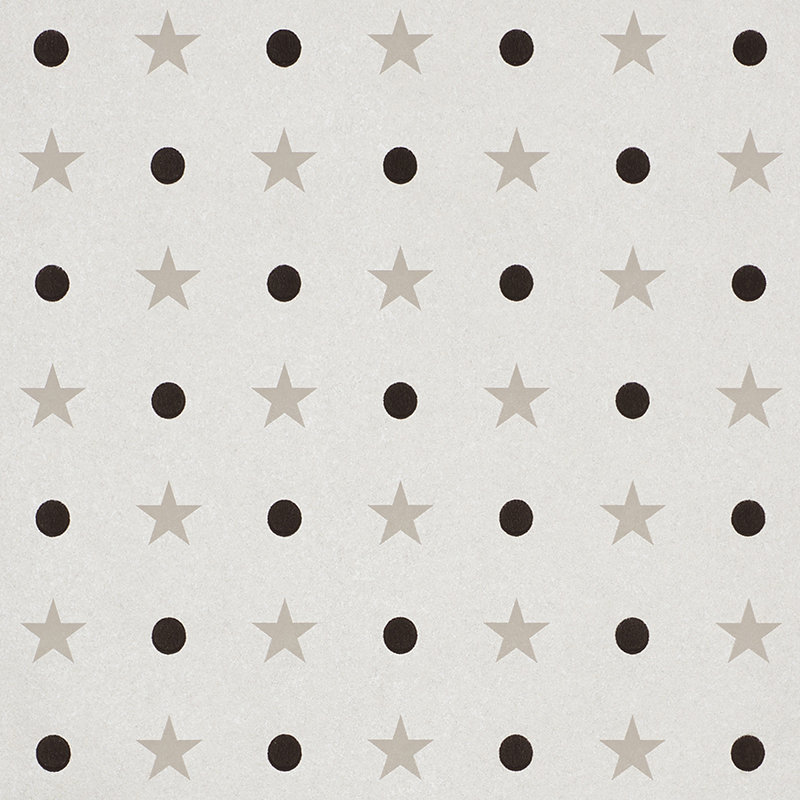Etoiles Et Points Wallpaper, Warm Silver