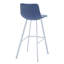 Tabouret de bar 41 po en cuir avec pieds en acier inoxydable-1911943941-1891155549