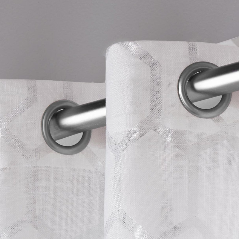 Katarina Semi Sheer Curtain Pair, 54" W x 84" L