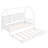 Wooden House Bed with Trundle-1075235985