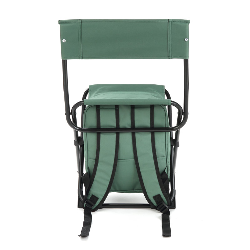 Chaise de camping pliante multi-fonctions 3-en-1, Vert