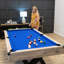 Table de billard en bois rustique de 84 po American Legend