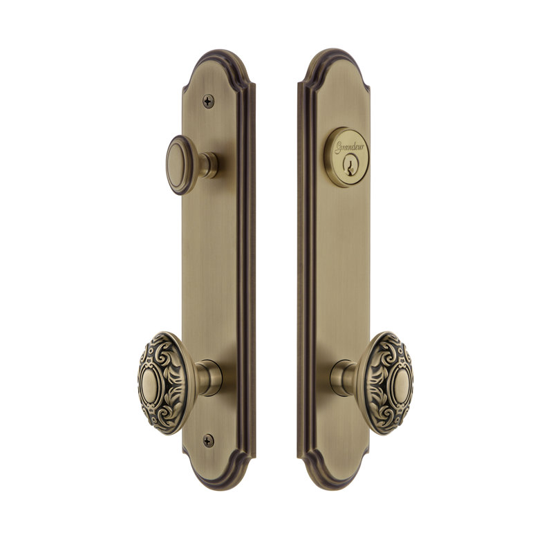Ensemble de vestibule Arc, Laiton rétro, 2.75"