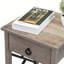 Table de chevet en bois massif Sierria