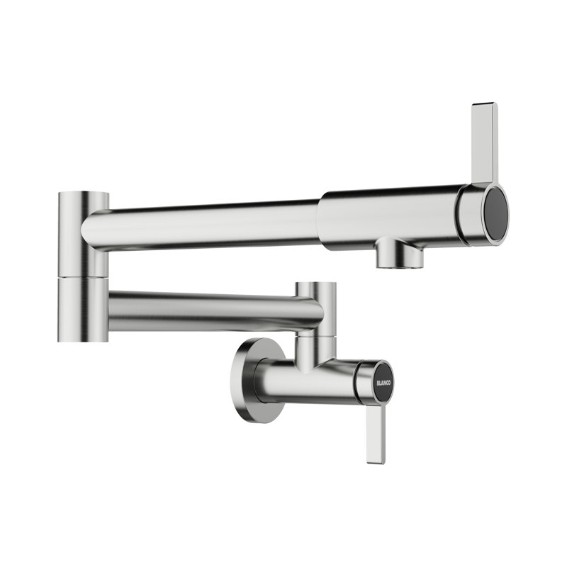 BLANCOCULINE II POT FILLER PVD ACIER, Acier dépôt physique en phase vapeur