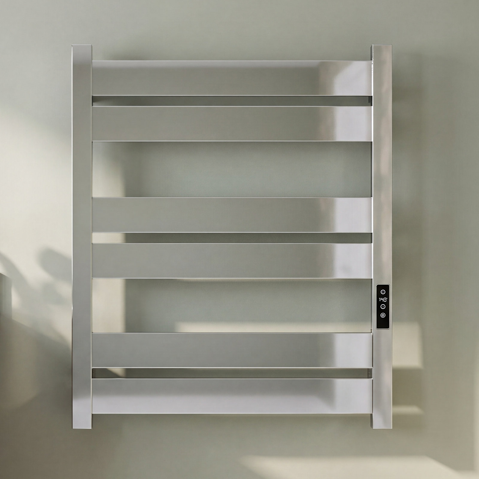 Starling Wall Mount Electric Towel Warmer, Polished Chrome