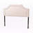 Danann Upholstered Headboard is modern and contemporary, 56.22'' H X 61.32'' W X 2.32'' D-46576388-46576391