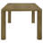 Lou 7-Piece 71-Inch Dining Set with 6 Chenille Chairs, Brown Oak and Light Tan-107231598