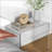 Rectangular Coffee Table with Manufactured Wood Table Topand Shelf