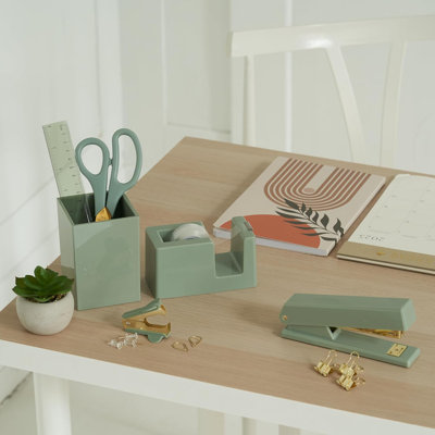 A Complete Desktop Organizer Set For Women Enhances Any Office Decor