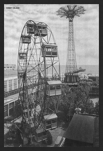 Coney island-reproduction de photo, H 30 po x l 20 po