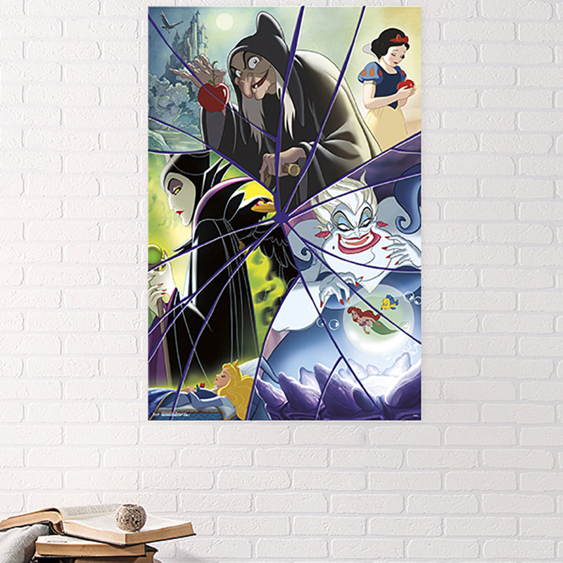 Impression sur papier à collage méchants disney