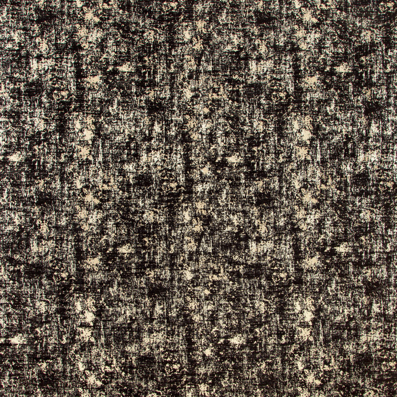 Les Ecorces Woven 53" Wide Fabric, Noir