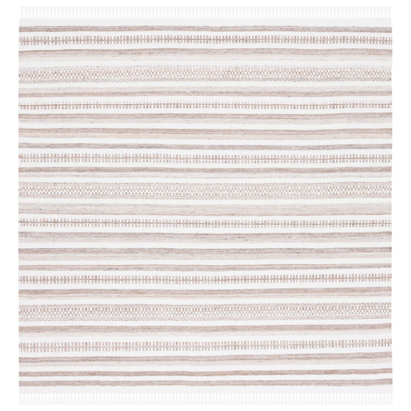 Lesse Hand Woven Performance Southwestern Rug, Square 6'