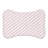 Blush Stripes - 1 Piece Bone Shape Feeding Mat