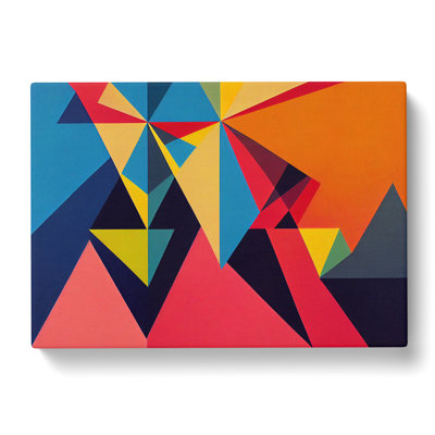 Suprematism Art Modern Vol.6 Abstract - Wrapped Canvas