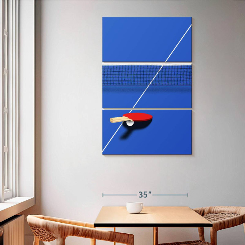 Sireci Pingpong, 65" H x 42" W