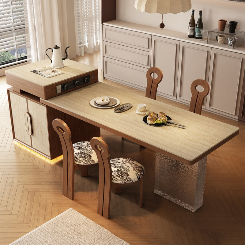 Table de salle à manger française rétro et simple