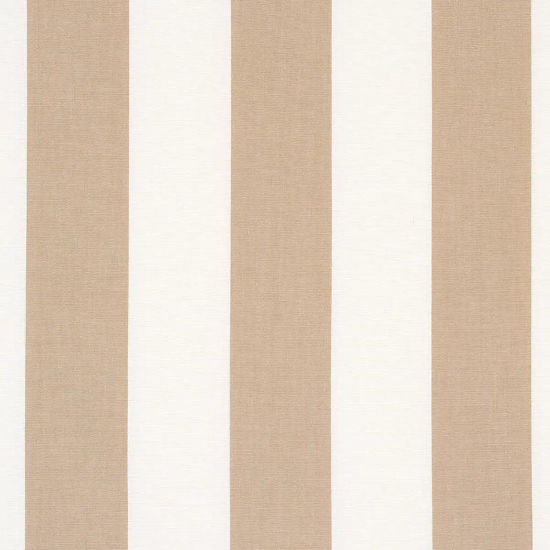 Tissu rayé Andy, Sable