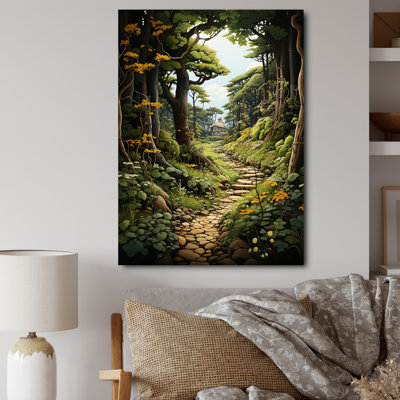 Countryside Path Through The II - Landscape & Nature Wall Art Living Room