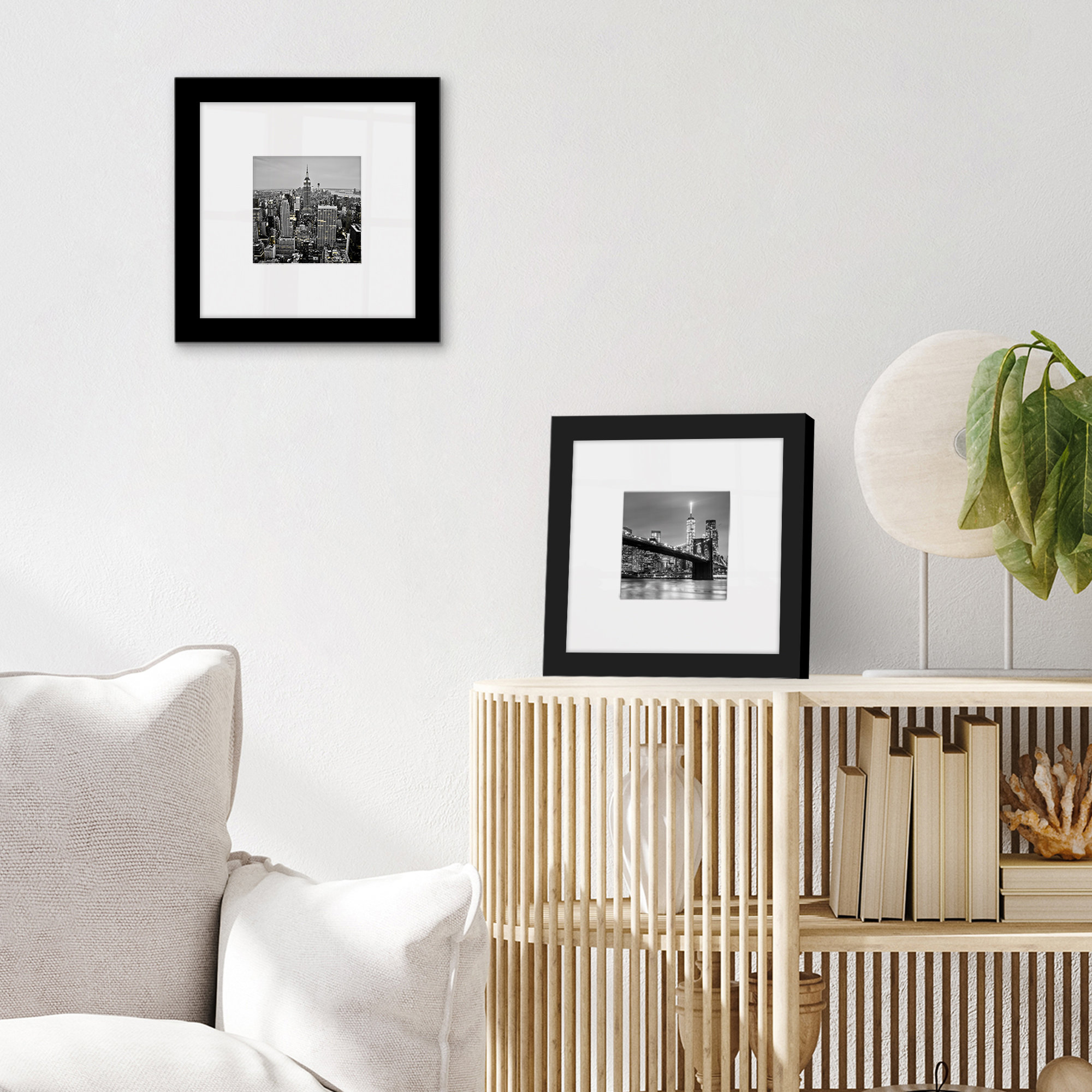 Brendolyn 10 Pack Picture Frames - Gallery Wall 8x10, 5x7, 4x6 Frames Latitude Run Color: White