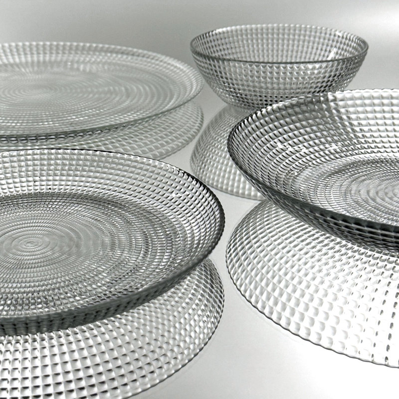 Mackai Glass Dinnerware Set of 16