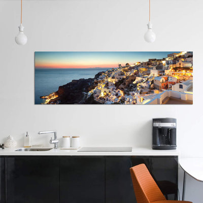 «Oia At Sunset, Santorini, Grèce» par Matteo Colombo, impression sur toile