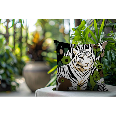 Oreiller carré réversible intérieur / extérieur Wilo Tiger