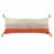 Orange / blanc cassé
