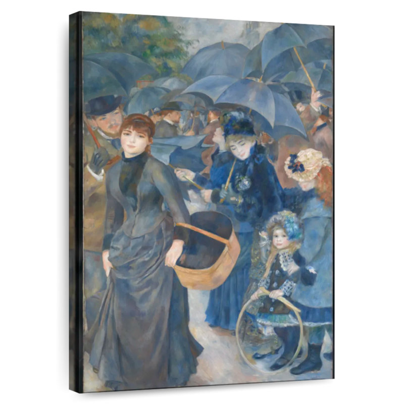 The Umbrellas 1881, 45" H x 30" W
