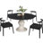 47.2"W Retro Country Style Round Dining Table-501745827