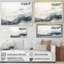 Bleu gris, dessin au trait abstrait conceptuel II - Art mural-353013164-392071265-353013165