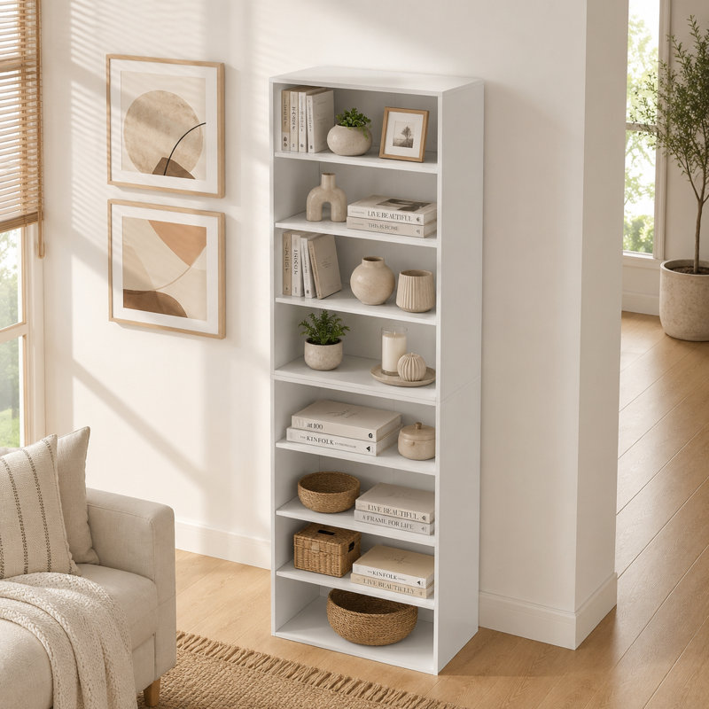 Armoire de rangement multimédia à 8 niveaux