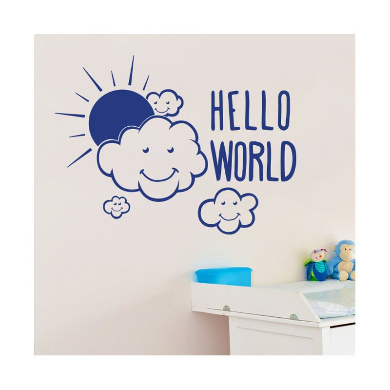 Wall Decal, Large, Dark Blue