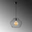 Lustre industriel en métal, finition noire, 14,0 po x 14,0 po | Hauteur: 49,6 po, longueur de câble réglable: 35,4 po | Douille E 27, 40 W maximum, indice de protection IP20 | Parfait pour les salles à manger et les espaces de vie modernes, conception élégante-1480510384-1480510391