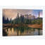 «Castle Mountain and Boreal Forest, Alberta, Canada», reproduction de photo sur toile-30309100