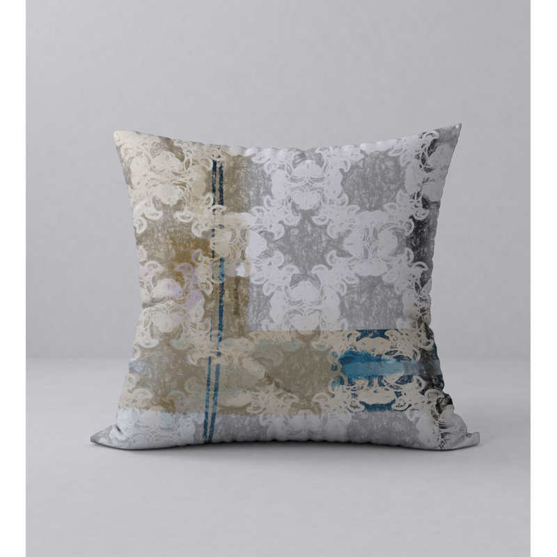 Geometric Reversible Throw Pillow, 24" x 24"
