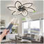 Ventilateur de plafond 30,7 po avec lumières, télécommande 3 températures de couleur, ventilateur à 6 vitesses