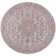 Nate Boho Medallion Textured Weave Red/Taupe Indoor/Outdoor Rug