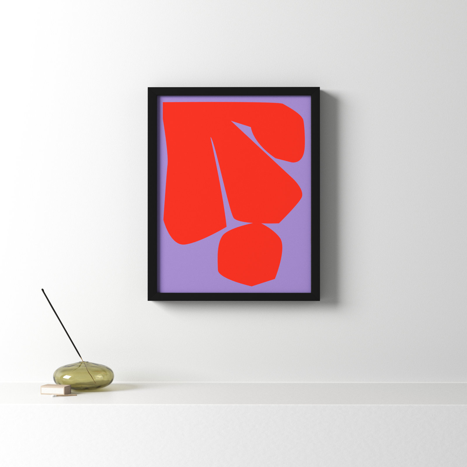 Module Minimalism 2 by Michael Kempen, Black Framed, 20"H x 16"W x 1.25"D