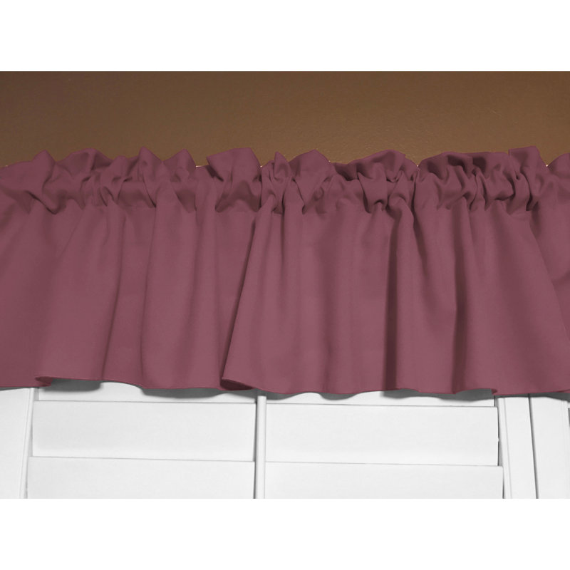 Cantonnière sur mesure l 58 po Pastorella, L 58 po x L 24 po, Vieux rose