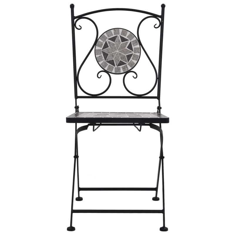 Cappello Patio Dining Side Chair, Grey