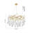 12 - Light Dimmable Geometric Chandelier
