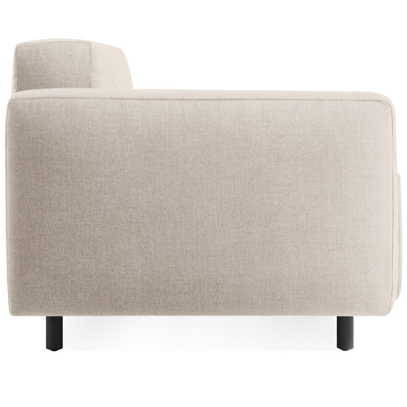 9 Yard Outdoor One Arm Lounge Chair, Linen Sunbrella®