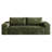 Zain Boneless Compression Corduroy Upholstered Sofa with Deep Seat & Wide Armrests-115323726-129028292