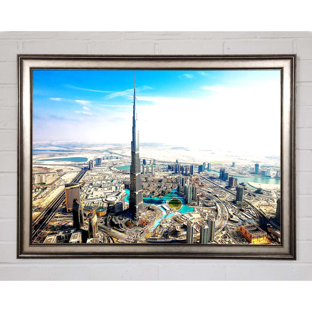 Burj Khalifa alias Burj Dubai - Einzelner Bilderrahmen Kunstdrucke