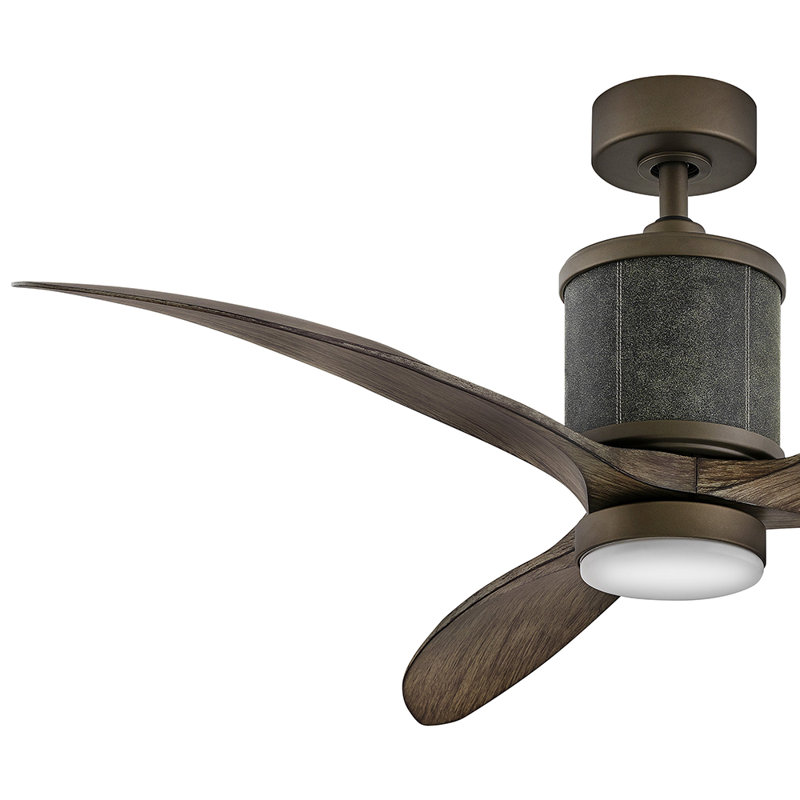 Ventilateur DEL 60 "Merrick, Bronze mat métallique