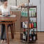 Bibliothèque standard en bois massif Nut-Brown
