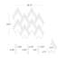 VZAG By Vanessa Deleon 13.20" x 16.92" Marble Mosaic Tile-381345950